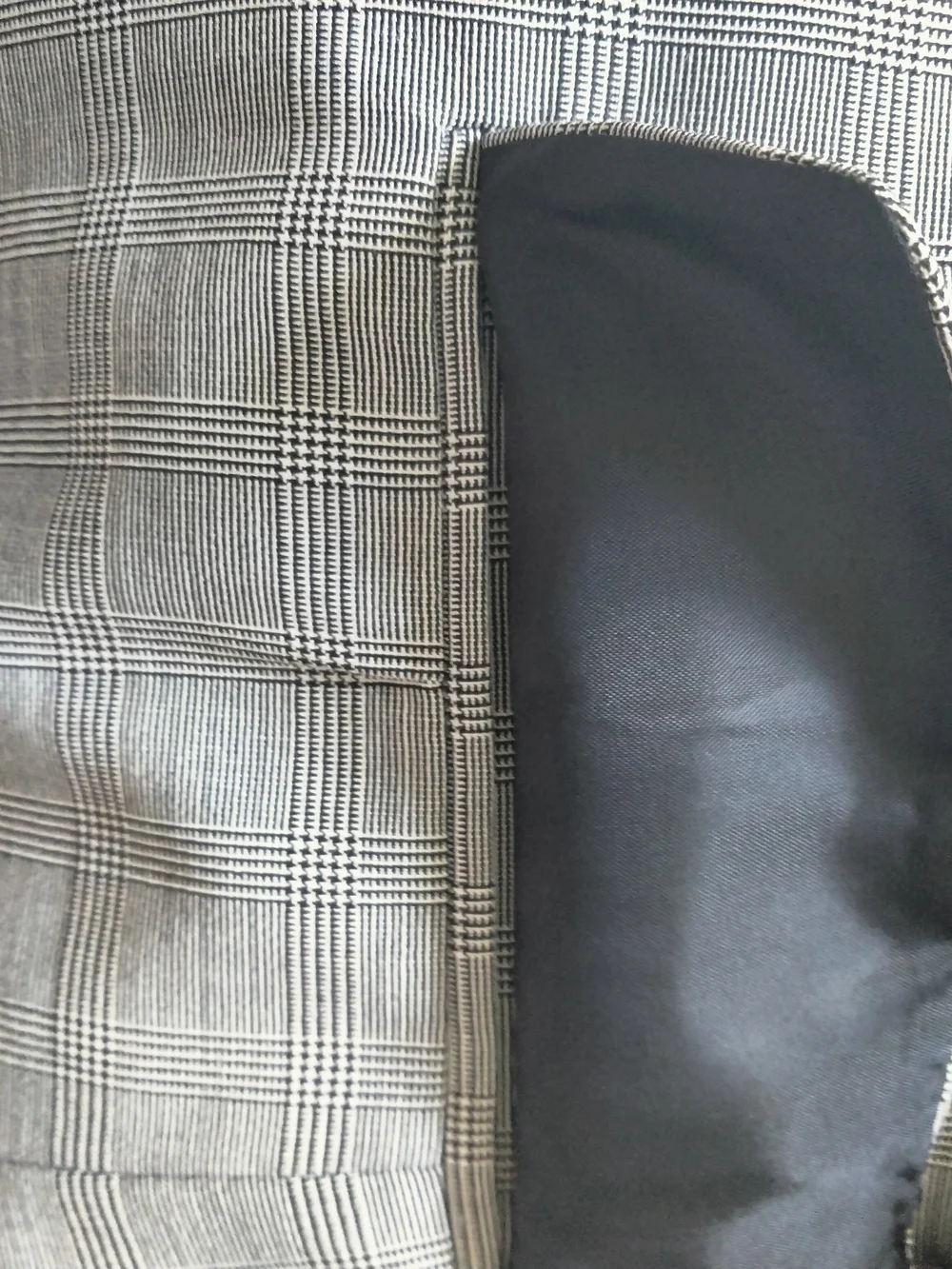 Kasper Gray Plaid Women's Suit Jacket and Skirt